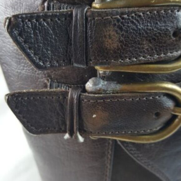 Paul Green Women's Y2K Knee High Boots Brown Leather Size 3.5UK-US 6.5 - Picture 7 of 10